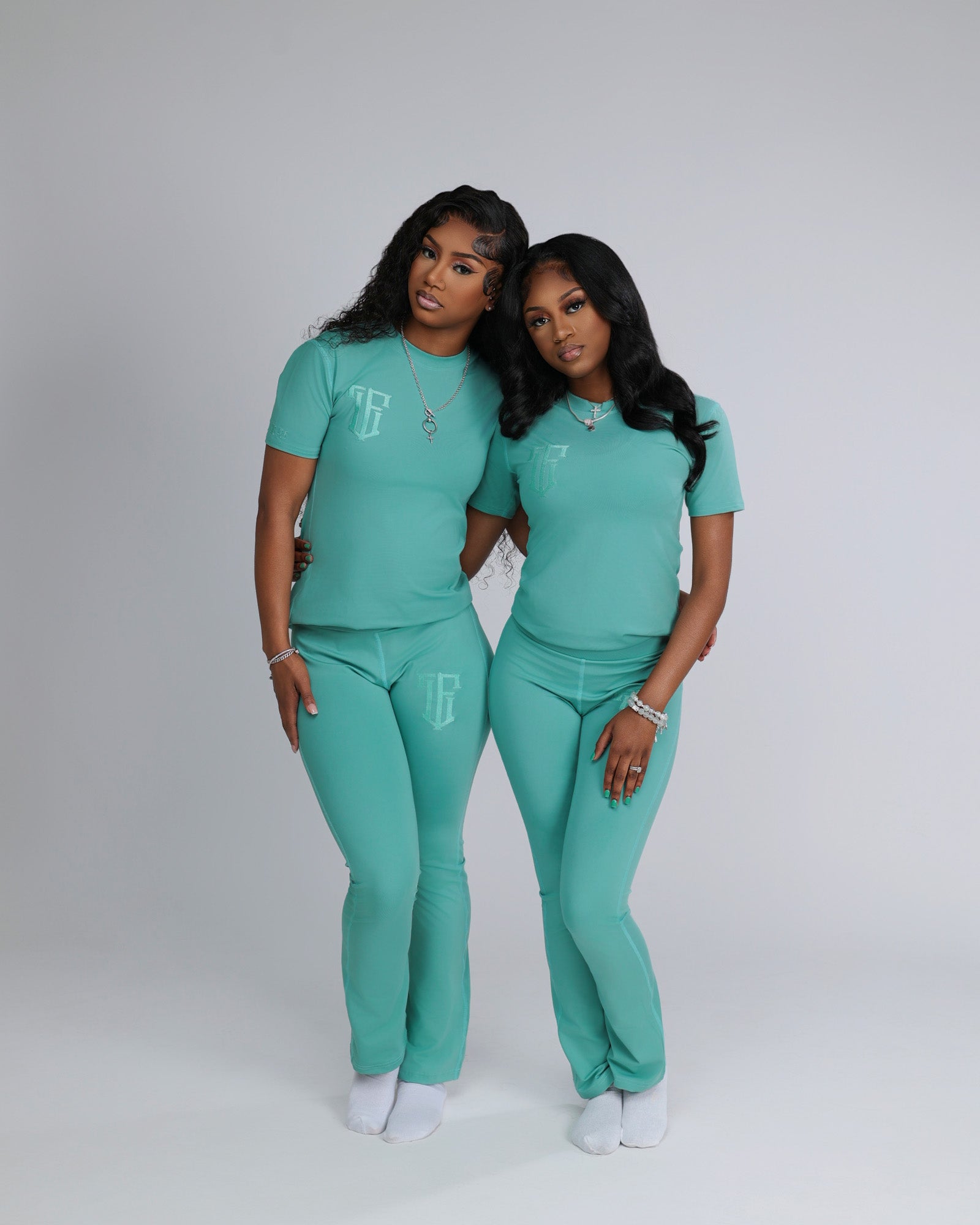 Heavenly Teal Two Piece Set